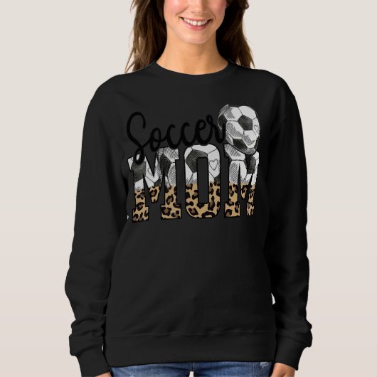 Fußball-Mama Bester Muttertag Sweatshirt (Vorderseite)