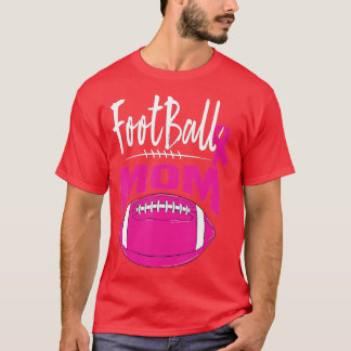 Fußball Mama Brustkrebs Bewusstsein Pink Ribbon L T-Shirt