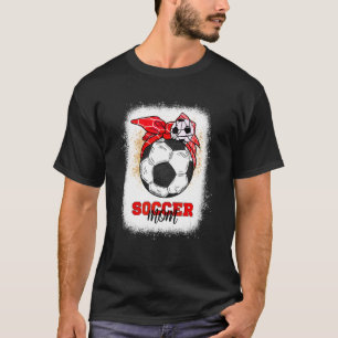 Fußball-Mama Bun Ball Mother's Day 2022 Fußball-Ma T-Shirt
