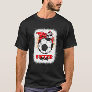 Fußball-Mama Bun Ball Mother's Day 2022 Fußball-Ma T-Shirt