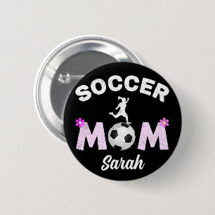 Fußball-Mama Button