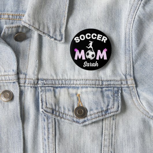 Fußball-Mama Button (Beispiel)