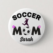 Fußball-Mama Button (Vorderseite)