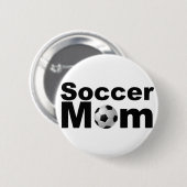 Fußball-Mama Button (Vorne & Hinten)