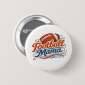Fußball-Mama-Button-Pin Button (Vorne & Hinten)