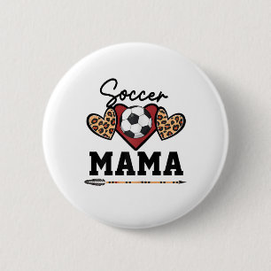 Fußball-Mama Damen-Fußball-Spieltag Senioren-Fußba Button