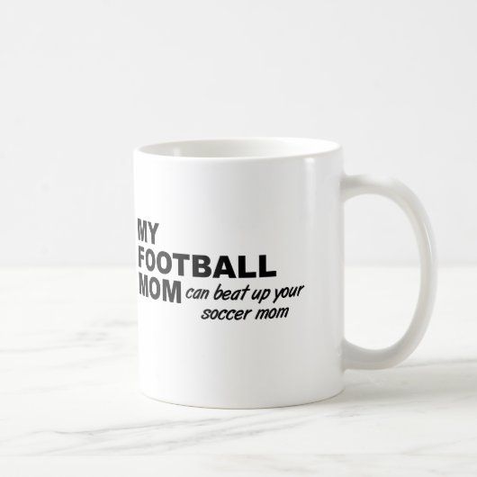 Fußball-Mama Funny Mug Kaffeetasse (Rechts)