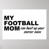 Fußball Mama Funny Poster (Vorne)