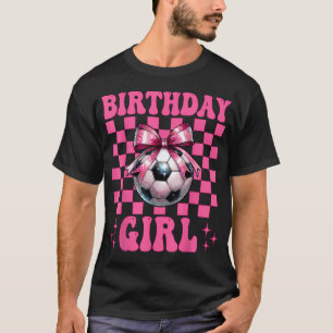Fußball-Mama Geburtstagsmädchen Fußball-Mädchen T-Shirt
