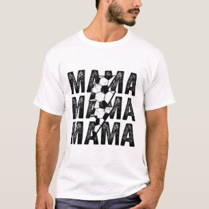 Fußball-Mama gestresst Blitz-Mama  T-Shirt