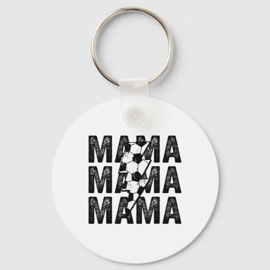 Fußball-Mama gestresst Blitz-Mutter Schlüsselanhänger (Vorderseite)