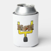 Fußball Mama Goal Post Dosenkühler (Kanne Vorderseite)