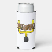 Fußball Mama Goal Post Selters Dosenkühler (Seltzer Vorderseite)