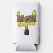 Fußball Mama Goal Post Selters Dosenkühler (Rückseite)