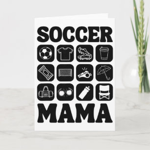 Fußball-Mama-Icons Fußball Essential  Karte