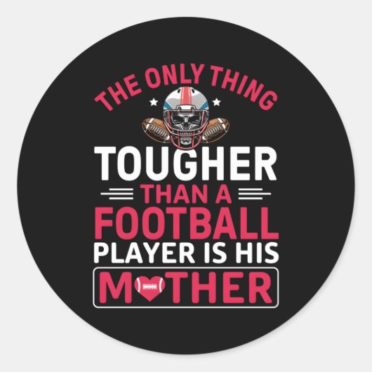 Fußball-Mama ist grüner als ein Fußballspieler Runder Aufkleber (Vorderseite)