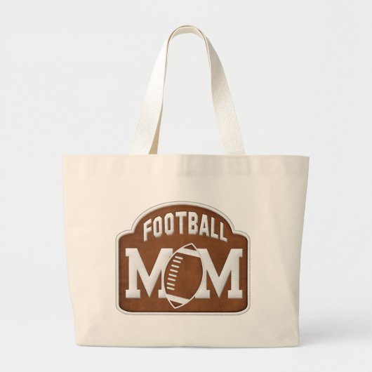 Fußball-Mama Jumbo Stoffbeutel (Vorne)