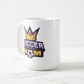 Fußball-Mama Kaffeetasse (Vorderseite Links)