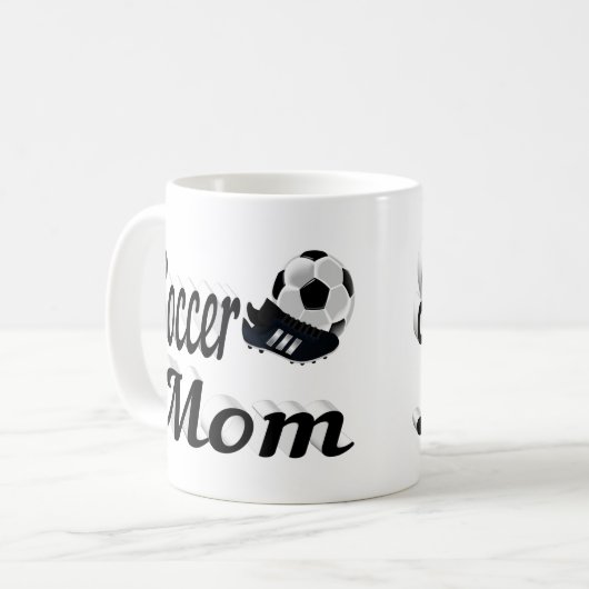 Fußball-Mama Kaffeetasse (Vorderseite Links)