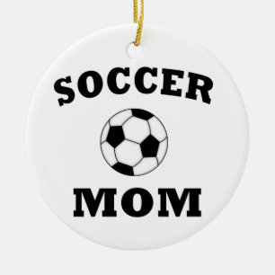 Fußball-Mama Keramikornament