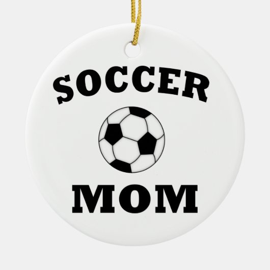 Fußball-Mama Keramikornament (Vorne)