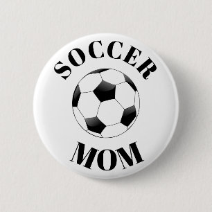 Fußball-Mama-Knopf Button