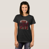 Fußball Mama Leopard Fußball Maroon für Mutter T-Shirt (Vorne ganz)