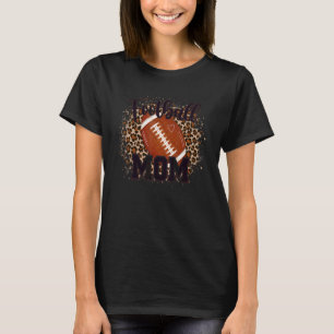 Fußball Mama Leopard Mutter Tag Mütter Frauen Mama T-Shirt