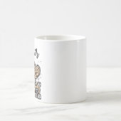 Fußball Mama Leopard Print Soccer Mama Muttertag Kaffeetasse (Mittel)