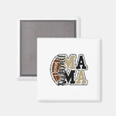 Fußball-Mama  Magnet (Vorderseite/Rückseite)
