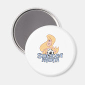 Fußball-Mama Magnet (Vorderseite/Rückseite)