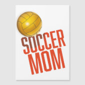 Fußball-Mama Magnetkarte (Vorderseite)