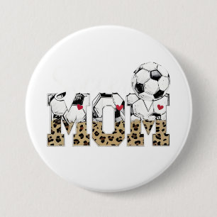 Fußball Mama Mama Muttertag jubeln Button