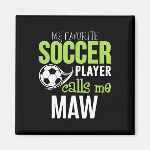 Fußball-Mama - Mein Lieblingsspieler ruft mich an Magnet