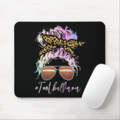 Fußball-Mama mit Leopard-Printmedien und Messing B Mousepad (Mit Mouse)