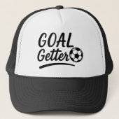 Fußball-Mama mutig spielerisch Truckerkappe (Vorderseite)