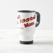 Fußball-Mama Niedlich Personalisiert Reisebecher (VorderseiteRechts)