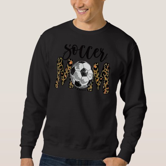 Fußball-Mama Niedliche Mama Leben Fußball-Spiel Ta Sweatshirt (Vorderseite)
