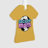 Fußball-Mama Ornament (Vorderseite)