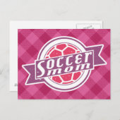 Fußball-Mama Postkarte (Vorne/Hinten)