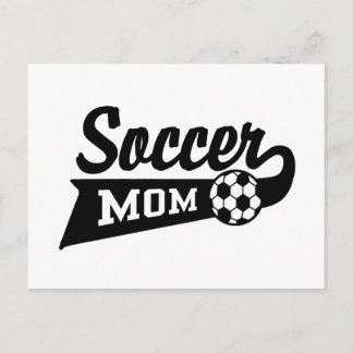 Fußball-Mama Postkarte