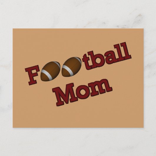 Fußball Mama Postkarte (Vorderseite)