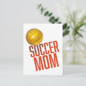 Fußball-Mama Postkarte (Stehend Vorderseite)