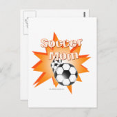 Fußball-Mama Postkarte (Vorne/Hinten)