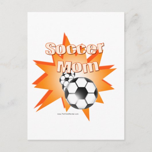Fußball-Mama Postkarte (Vorderseite)