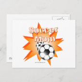 Fußball-Mama Postkarte (Vorne/Hinten)