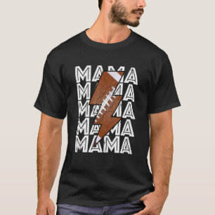 Fußball Mama Proud Mama Sport Muttertag Retro T-Shirt