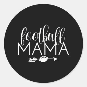 Fußball-Mama Proud Sport Mama Game Day Runder Aufkleber