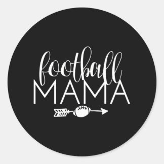 Fußball-Mama Proud Sport Mama Game Day Runder Aufkleber