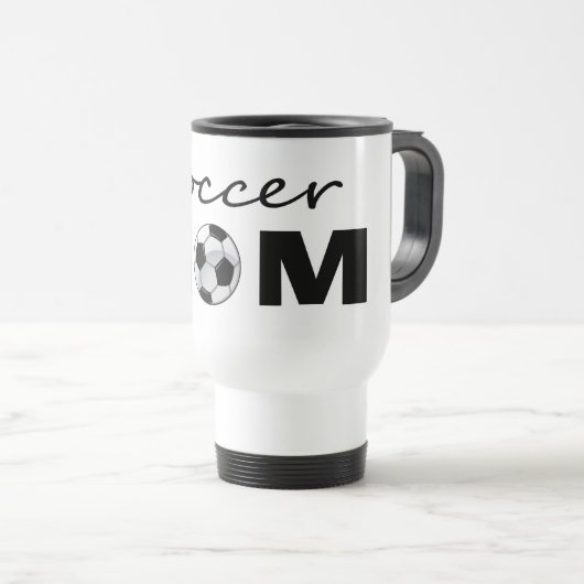 Fußball-Mama Reiseumarmung Reisebecher (VorderseiteRechts)